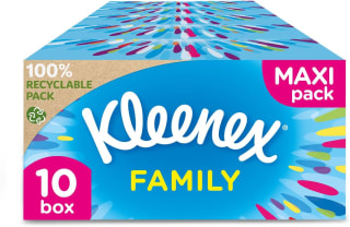 Kleenex Family tissues - 1280 tissues voor €16,99 via Amazon prime