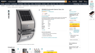 GRUNDIG Iluminación Exterior Solar por 4,90€