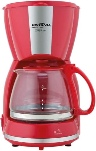 Cafeteira da Britânia, modelo CP15 15 xicaras - R$ 79,99