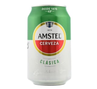 Cerveza Amstel Clásica lata de 330ml a tan solo 0,35€