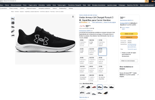 Zapatillas Under Armour UA Charged Pursuit 3 Bl para Correr Hombre desde 30,05€