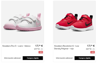 Zapatillas Nike desde solo 17,99€