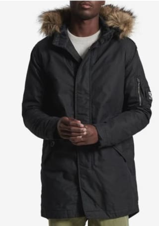 Superdry Service Faux Fur Trim Parka Winterjas voor €44,95 bij Plutosport