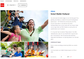 Walibi Holland met korting voor 29,50