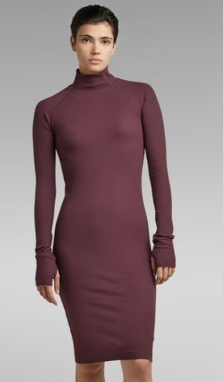 G-Star Gebreide jurk bordeaux voor €19,99 bij G-star
