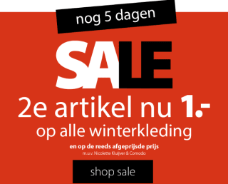 Tot 70% korting en het 2e artikel voor €1 bij Terstal