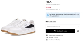 Zapatillas FILA Fxventuno L para hombre por 36.99€