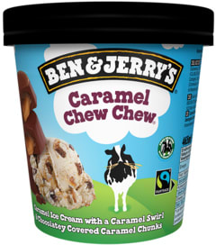 Ben & Jerry's Caramel Chew Chew 465ml voor €0,99 bij Butlon