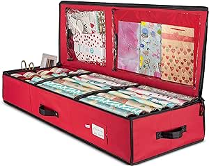 Receive a premium Christmas wrapping paper storage bag from Amazon as low as £6.40