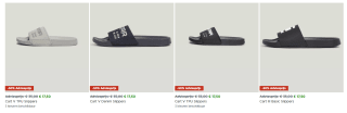 Diverse G-Star heren slippers voor €14,87 dmv code bij G-star