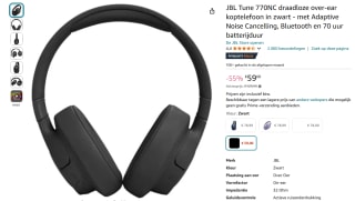 JBL Tune 770NC voor €59 bij Amazon