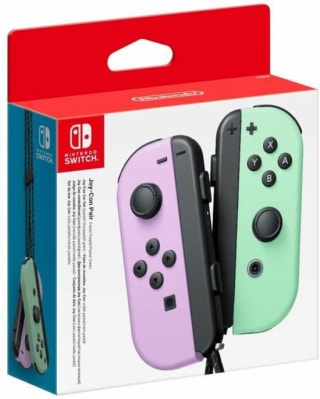 Nintendo Switch Joy-Cons (pastel paars en groen) voor €63,70 bij Bol.com