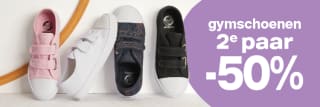 Gymschoenen voor kinderen 2e paar 50% korting bij VanHaren