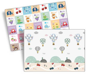 Alfombra de Juegos Bebés Reversible, Acolchada y Plegable por 33.90€