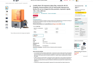 Impresora 3D Resina CREALITY Halot Play (4K) por solo 201,75€