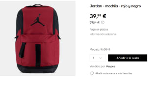 Mochila Nike Air Jordan por 39.99€