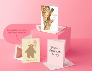 Gratis postzegel bij alle kaarten bij Hallmark