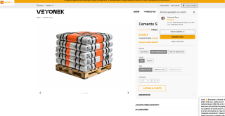 Palet 40 sacos de cemento de 25 kg CEM II/B-L 32.5 R por solo 319€