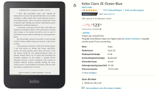 Kobo Clara 2E 6 Inch voor €123,95 bij Amazon
