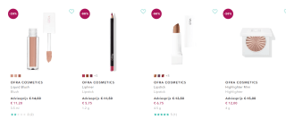 Tot 50% korting op OFRA Cosmetics bij Douglas