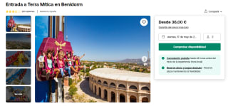 Entrada Parque Terra Mítica por 36€