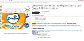 Papel higienico Colhogar Ultra Suave XXL 7x6 - 42 rollos por 19.96€