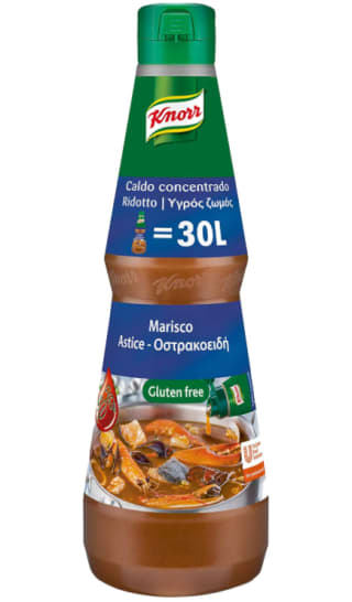 Knorr Caldo Liquido Concentrado Marisco sin Gluten - Botella 1 L por 7.58€