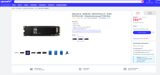 SSD 2TB SAMSUNG 990 EVO Plus 7250 MB/s por solo 109,99€