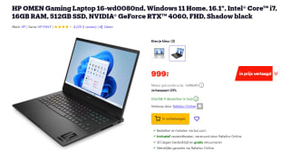HP Omen 16-wd0080nd laptop voor €999 bij Bol.com