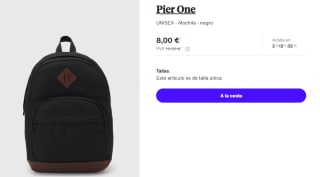 Mochila Pier One por 8€