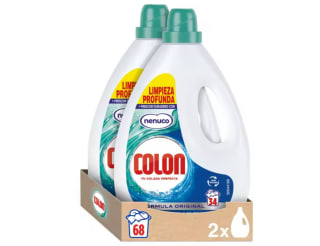 Detergente Colon Nenuco para la lavadora Gel 68 lavados 2x34 lavados por 10,98€