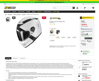 Casco SCORPION COVER FX Gallus Fibra ECE22.06 por solo 139,95€