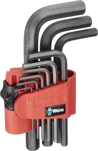 Wera inbus stiftsleutel haaks 950/9 Hex-Plus 7 1,5-10 - 9 delig voor €10.16 met Amazon prime