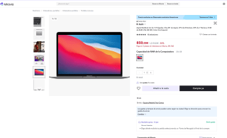 MacBook Air 13 pulgadas 256GB por solo 850€ (Nuevos usuarios por 838€)