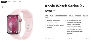 Apple Watch Series 9 (GPS + Cellular) - 45 mm voor €399 bij Amac