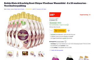 Robijn, Omo, Sun met kortingen tot 68% korting