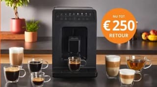 Tot €250 retour op een KRUPS volautomatische espressomachine