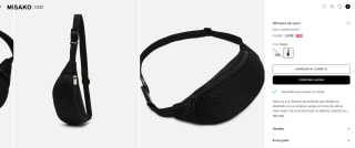 Salva, riñonera de poliéster de Misako por 3,60€