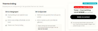 Ticket voor Therme Erding + overnachting voor 2 personen in een premium hotel naar keuze voor €138 viaTravelcircus