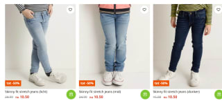50% korting op alle jeans bij Terstal