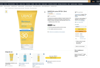 URIAGE BARIESUN crema SPF30+ 50ml por solo 5,87€
