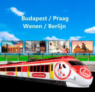 5 daagse treinreis naar Wenen, Praag of Berlijn bij Kruidvat