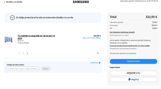 TV CU6905 Crystal UHD 43" 4K Smart TV 2024 por 322,05€