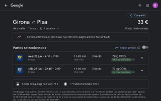 Vuelos directos ida y vuelta Toscana por 33€