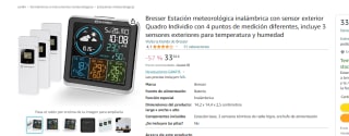 Estación meteorológica inalámbrica Bresser por 33.58€