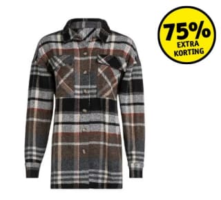 75% korting op geruite jas bij Kruidvat