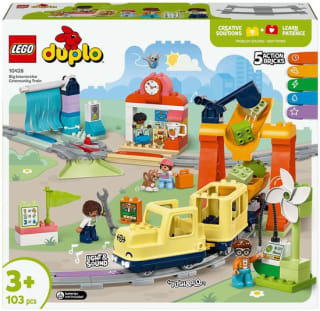 LEGO DUPLO Grote interactieve buurttrein met gratis LEGO DUPLO Treinbrug en rails uitbreidingsset voor €99 bij Bol