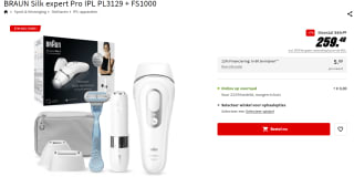 Braun IPL PL3129 - STORM FS voor €259,48 bij de Mediamarkt