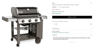 Barbacoa de gas de 3 quemadores Genesis II Weber Weber por 599€