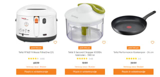 Gratis Tefal pan bij 40.- aan Tefal artikelen bij Blokker